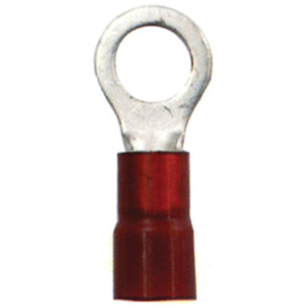 ANCOR Ancor 230203 Nylon Ring Terminal - 22-18, #10, Red, Pack of 6 230203